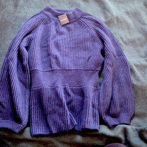 CLUB MONACO - Navy wool sweater, XS, Brand New